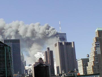 tower 2 collapses.
