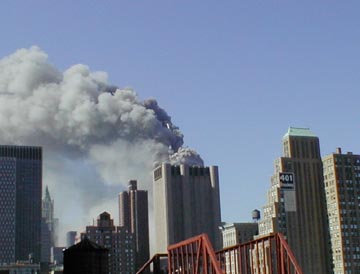 tower 1 collapses